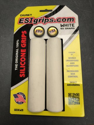 Puños ESIgrips Chunky Bianchi in silicone