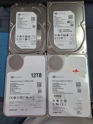 Lote 4 Discos Duros Seagate - Para Reparar