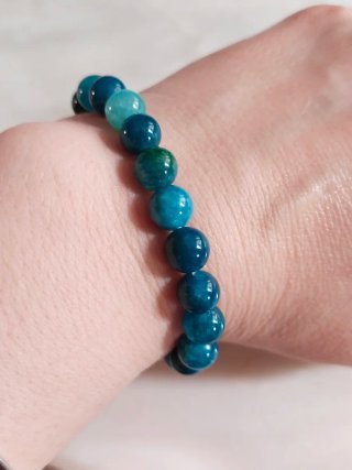 Pulsera de Apatita Azul