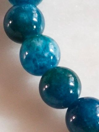 Pulsera de Apatita Azul