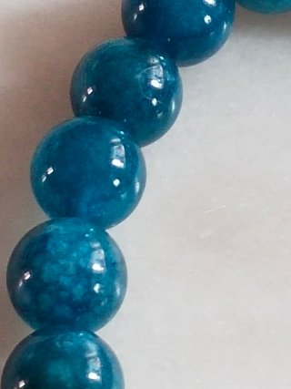 Pulsera de Apatita Azul