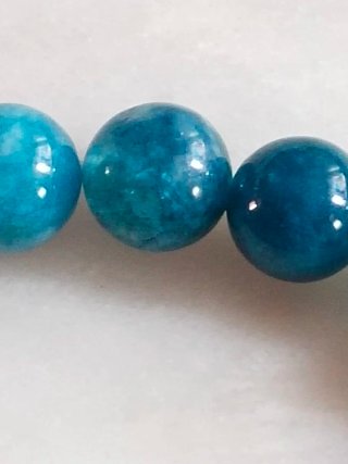 Pulsera de Apatita Azul