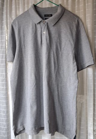 Massimo Dutti Polo Gris Talla XXL