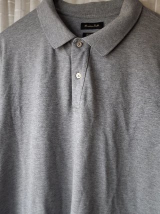 Massimo Dutti Polo Gris Talla XXL