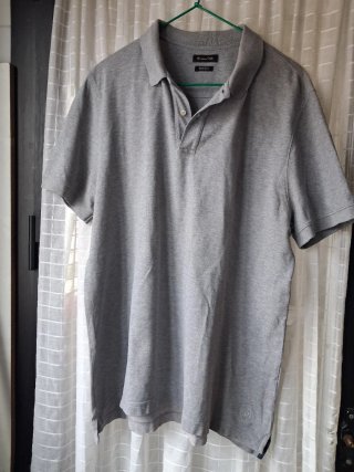 Massimo Dutti Polo Gris Talla XXL