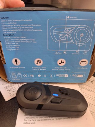 Intercomunicador para Casco de Moto