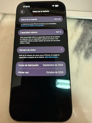 iPhone 17 Air 256GB Negro Nuevo