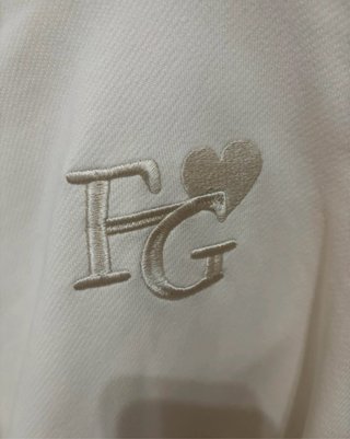 Sudadera FG Corazón Blanco