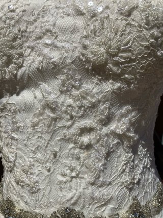 Vestido de Novia Blanco Encaje y Pedrería