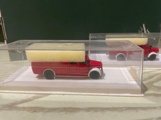 2 Camiones Bomberos Brekina Feuerwehr 4121 4120