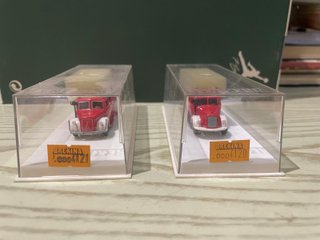 2 Camiones Bomberos Brekina Feuerwehr 4121 4120