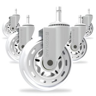 Ruedas silla oficina deslizamiento silencio