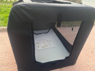 Parque/Transportín para perros plegable móvil