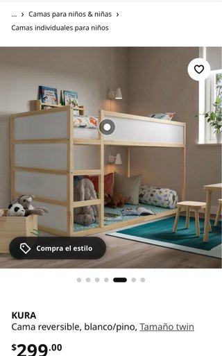 Cama Kura Ikea Reversible