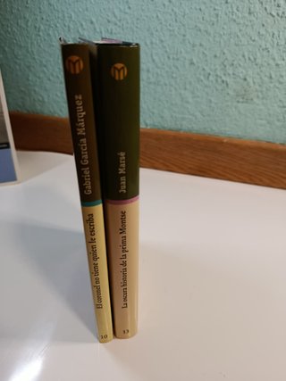 Lote 2 libros Biblioteca El Mundo García Márquez