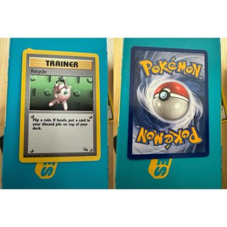Carta Pokémon Recicle 61/62 Base Set Fosil NM