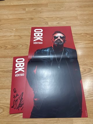 OBK Vértigo Vinilo Firmado