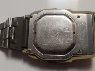 Reloj Casio Data Bank Telememo Beige