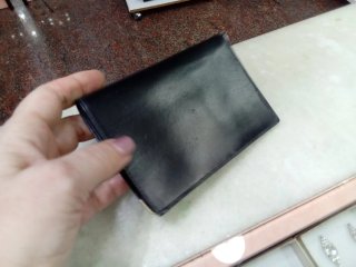 Portafoglio Silvani Pelle Nero Beige