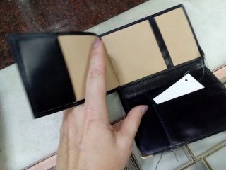 Portafoglio Silvani Pelle Nero Beige