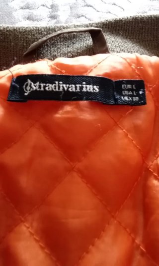 Chaqueta Bomber Stradivarius Verde Oliva