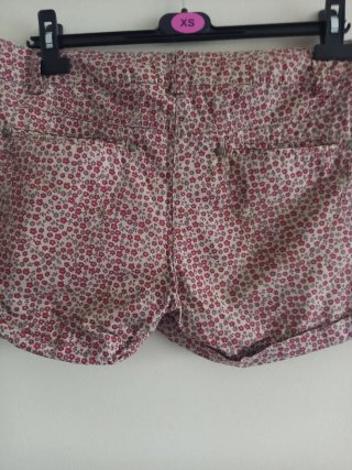 Pantalones cortos florales mujer