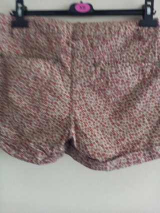 Pantalones cortos florales mujer