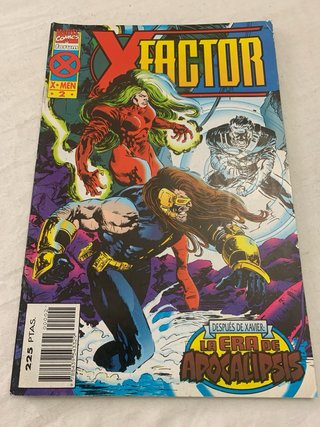 Lite de cuatro comics X-Men