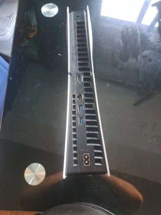 Play 5 slim digital y dos mandos azul y blanco