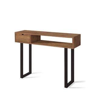 Recibidor diseño industrial madera maciza de pino
