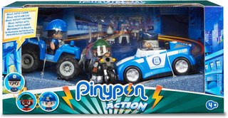Pinypon Action pack vehículos policías figuras