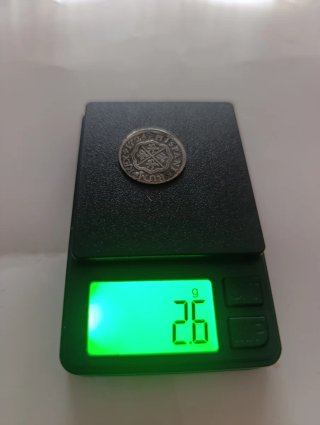 Moneda Antigua Plata Escudo Corona
