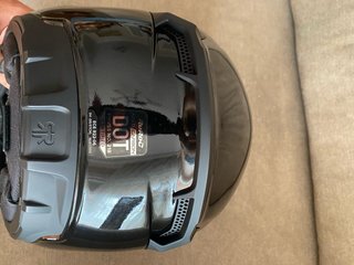 Casco RUROC ECLIPSE Negro Brillante
