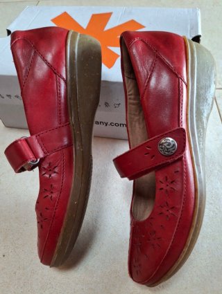 Zapatos Clarks Mujer Rojos Talla 38