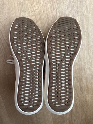 Zapatillas Clarks Blancas con Cremallera