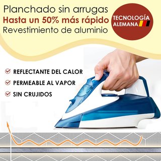 Funda tabla planchar ajustable calor vapor