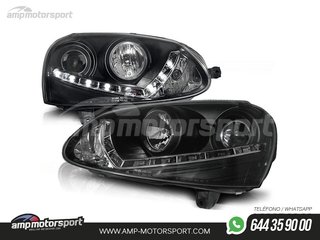 FAROS DELANTEROS LUZ DIURNA LED PARA VOLKSWAGEN GOLF 5 2003-2008