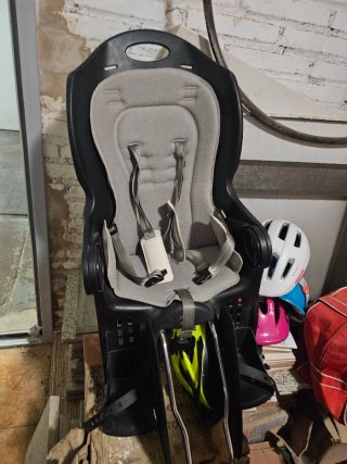 Silla bebé para bicicleta Massi. Hasta 22kg.