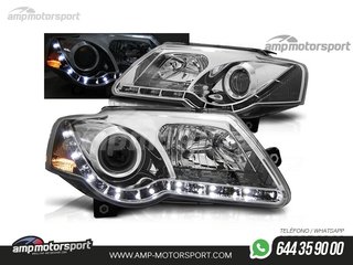FAROS DELANTEROS LUZ DIURNA LED PARA VOLKSWAGEN PASSAT 3C 2005-2010