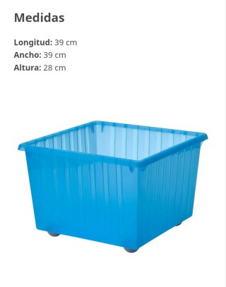 Lote 3 Cajas Vessla de Ikea