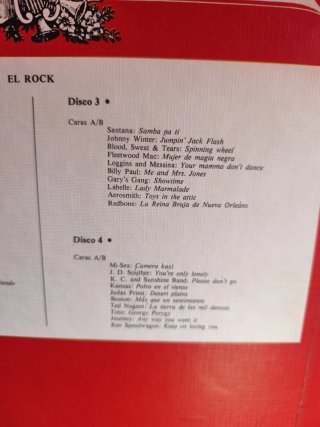 4 Vinilos La Música Elegida - El Rock