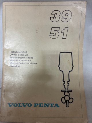 Carcasa Motor Volvo Penta 39 + manual instruccione