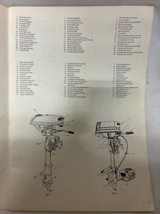 Carcasa Motor Volvo Penta 39 + manual instruccione