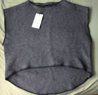Blusa Zara gris sin mangas