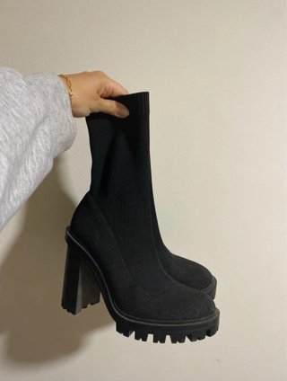 Botas de tacón negras