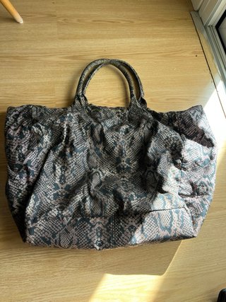 Zara Home Bolso Grande Estampado Serpiente