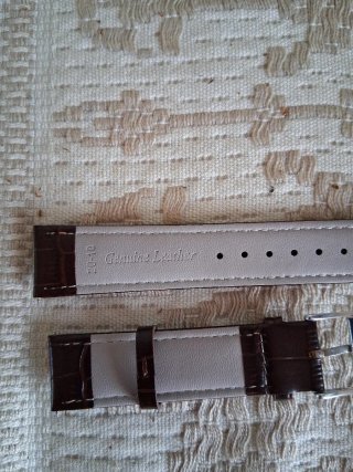 Cinturino Orologio Pelle 20mm vera pelle.
