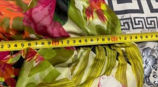 Vestido/Blusa Benetton Talla S Estampado Tropical