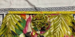 Vestido/Blusa Benetton Talla S Estampado Tropical