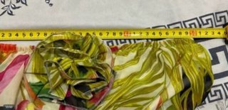 Vestido/Blusa Benetton Talla S Estampado Tropical